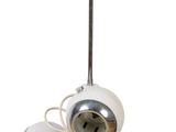 a picture of a ceiling light with three lights