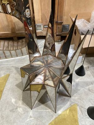 Julian Mayor (né en 1976) Chaise de forme libre en acier sou…