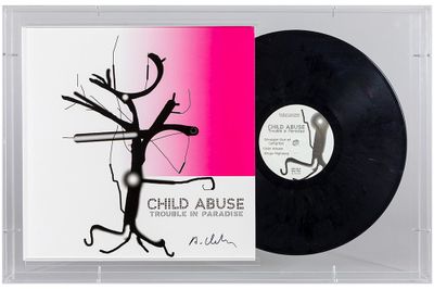 OEHLEN ALBERT (° 1954) Pochette LP de "Child Abuse - Trouble…