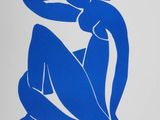 painting of a woman sitting on her knees with her hands on her head