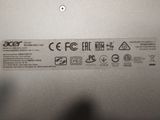 a close up of the back of a laptop computer