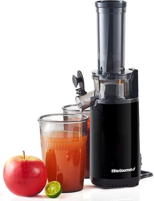 2.585//Elite Gourmet EJX600 Extracteur de jus lent à mastiqu…
