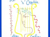 dessin représentant un instrument de musique, accompagné de l'inscription « Le Testament d'Orche »