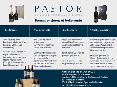 Découvrez une partie de nos conditions générales de vente.