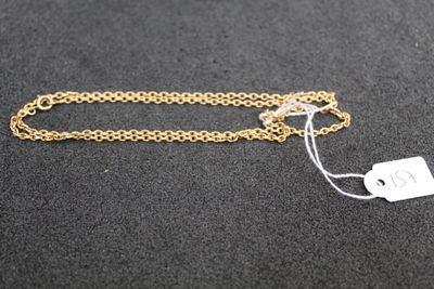 a close up of a chain with a tag attached to it
