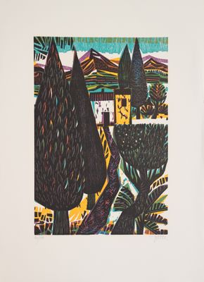 une image d'une image d'une peinture sur un mur