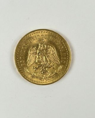 Pièce en or de 50 pesos Mexicains 1821-1947. - Photo 1