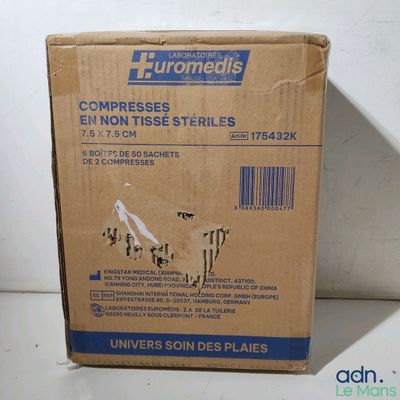 boxed box of thermomed compressses for non - tise steels