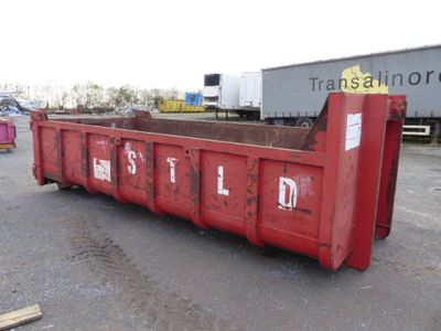 CAISSON AMPLIROLL ROUGE 11M3 Portes auto + portes