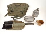 many items that are sitting on a white surface