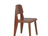 a wooden chair with a wooden seat on a white background