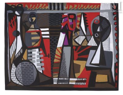 une image d'un tableau représentant une femme et un homme