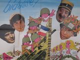 une publicité pour un film racontant les aventures des soldats les plus célèbres du monde