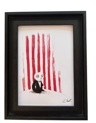 Tim BURTON' Labyrinth Lithographie sur papier, signé en bas … - Photo 1