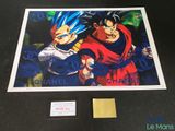Photo dédicacée de Gohan et Vegeta de Dragon Ball