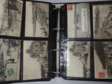 a black and white photo of a binder with pictures on it