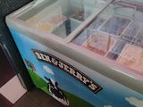 an ice cream machine that has ice cream in it