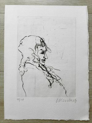 Claude Weisbuch (1927-2014) - Don Juan II, Gravure à la poin…