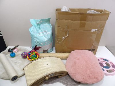 many items that are sitting on a white table