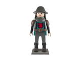 figurine Lego représentant un homme barbu portant un chapeau, sur fond blanc