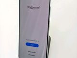 the back of a samsung galaxy note 8 with a welcome screen