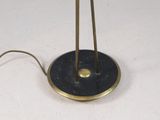 a lamp that is on top of a table