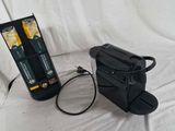 nintendo wii game system with case and charger and power cord