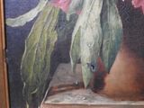 a picture of a painting of a flower in a vase