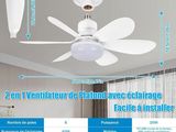 a diagram of a ceiling fan with three blades and a remote control
