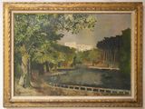 a picture of a painting hanging on the wall