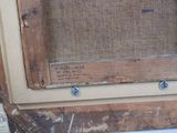 a close up of a picture of a window frame