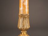 an image of a candle that is sitting on a table