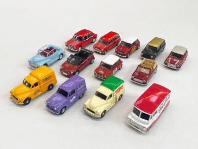 a lot of toy cars that are sitting on a table