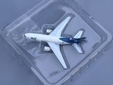 a model of an airplane in a plastic container