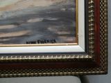 a picture of a painting of a man riding a horse
