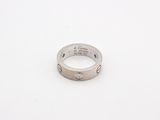 cartier 18k white gold and diamond ring