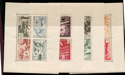 a picture of a set of stamps on a piece of paper
