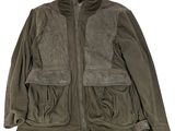 an image of a brown jacket on a white background with a white background