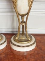 PAIRE DE CASSOLETTES formant bougeoir de style Louis XVI en … (photo 3)