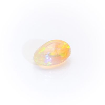 a white oplite stone on a white background