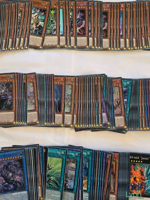 some of the cards are lined up and ready to be played