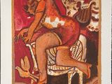 une image d'un tableau représentant une femme assise sur une chaise