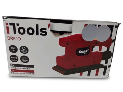 ITOOLS - Cette ponceuse vibratoire de 135W utilise un platea…