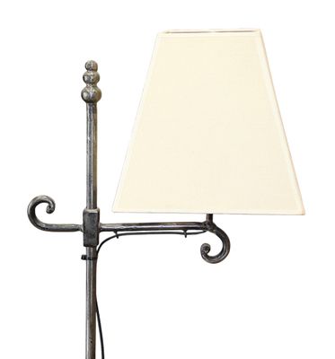 an image of a table lamp with a white shade on it