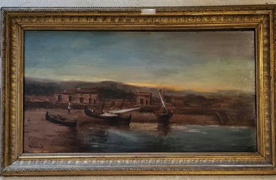 a picture of a painting hanging on the wall