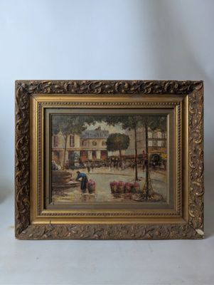 a picture of a picture of a painting on the wall