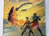 the cover of a comic book with a picture of two people on a surfboard