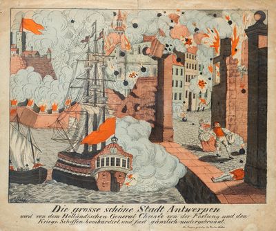 une illustration représentant un tableau d'un navire dans un port