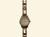an image of a woman ' s wrist watch on a white background