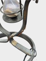 Sablier monté en lampe, accident, H 44 cm, on joint une lamp… (photo 4)